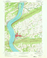 Millersburg 1969 topographic map thumbnail