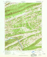 Millerstown 1955 topographic map thumbnail