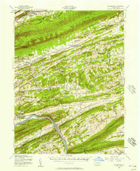 Millerstown 1955 topographic map thumbnail