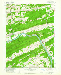 Millerstown 1959 topographic map thumbnail
