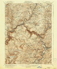 Meyersdale 1921 topographic map preview