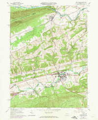 Middleburg 1965 topographic map thumbnail