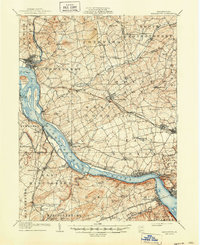 Middletown 1908 topographic map thumbnail