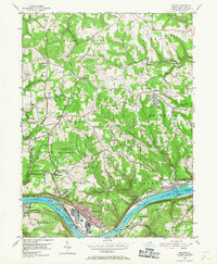 Midland 1954 topographic map thumbnail
