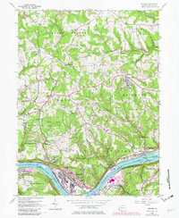 Midland 1954 topographic map thumbnail