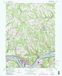 Midland 1954 topographic map thumbnail
