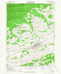 Mifflinburg 1965 topographic map thumbnail