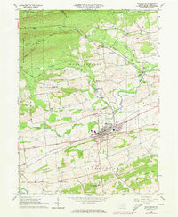 Mifflinburg 1965 topographic map thumbnail