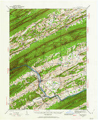 Mifflintown 1934 topographic map thumbnail