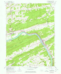 Millerstown 1959 topographic map thumbnail