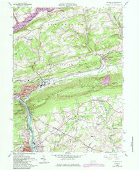 Palmerton 1960 topographic map thumbnail