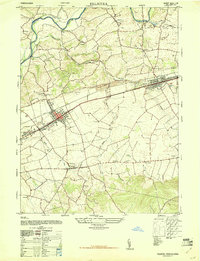 Palmyra 1947 topographic map thumbnail