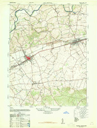 Palmyra 1947 topographic map thumbnail