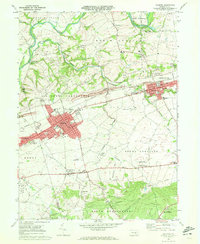 Palmyra 1969 topographic map thumbnail