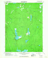 Pecks Pond 1966 topographic map thumbnail