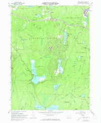 Pecks Pond 1966 topographic map thumbnail