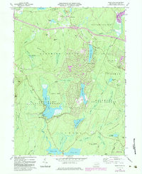Pecks Pond 1966 topographic map thumbnail