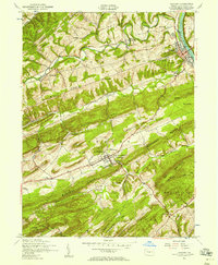 Newport 1952 topographic map thumbnail