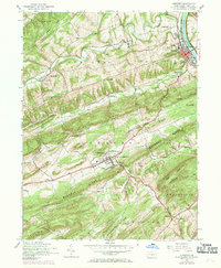Newport 1952 topographic map thumbnail