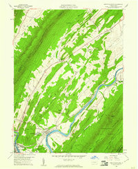 Newton Hamilton 1959 topographic map thumbnail