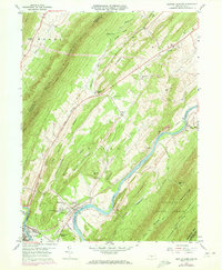 Newton Hamilton 1959 topographic map thumbnail