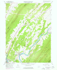 Newton Hamilton 1959 topographic map thumbnail