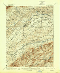 Newville 1919 topographic map thumbnail