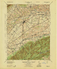 Newville 1945 topographic map thumbnail