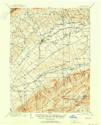 Newville 1919 topographic map thumbnail