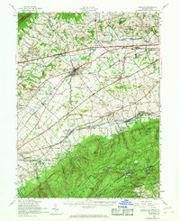 Newville 1952 topographic map thumbnail