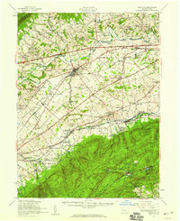 Newville 1952 topographic map thumbnail