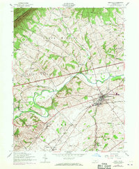 Newville 1952 topographic map thumbnail