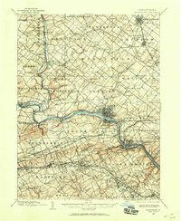 Norristown 1894 topographic map thumbnail