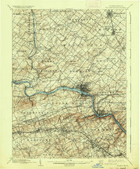 Norristown 1895 topographic map thumbnail