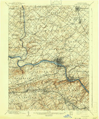 Norristown 1895 topographic map thumbnail