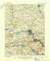 Norristown 1895 topographic map thumbnail