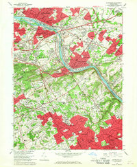 Norristown 1966 topographic map thumbnail