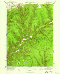 Oleona 1947 topographic map thumbnail