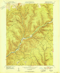 Oleona 1950 topographic map thumbnail