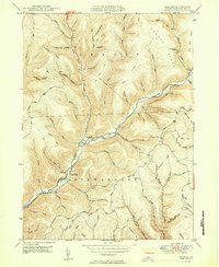 Oleona 1950 topographic map thumbnail