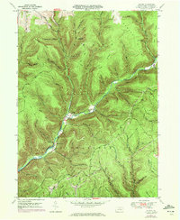 Oleona 1947 topographic map thumbnail