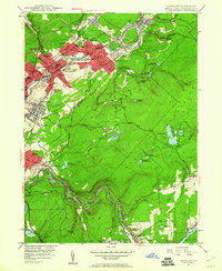 Olyphant 1946 topographic map thumbnail