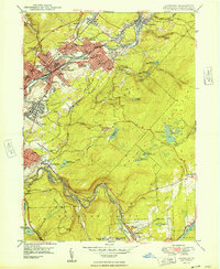 Olyphant 1948 topographic map thumbnail