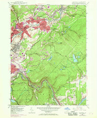 Olyphant 1946 topographic map thumbnail