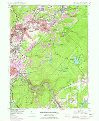 Olyphant 1946 topographic map thumbnail