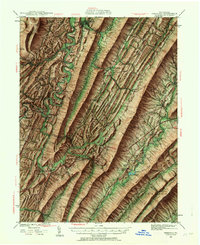 Orbisonia 1939 topographic map thumbnail