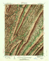 Orbisonia 1939 topographic map thumbnail