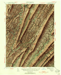 Orbisonia 1939 topographic map thumbnail