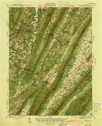 Orbisonia 1940 topographic map thumbnail