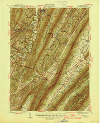 Orbisonia 1944 topographic map thumbnail